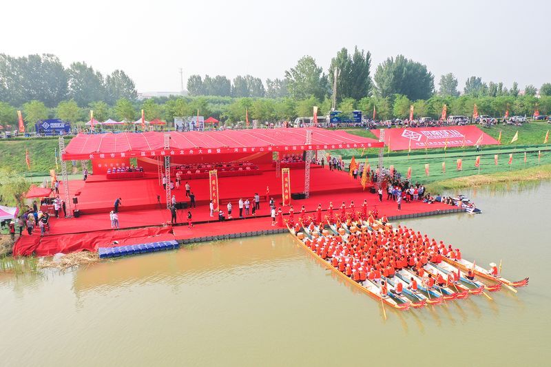 長垣市運(yùn)動(dòng)會(huì)龍舟賽暨“河南礦山杯”長垣市第三屆全民龍舟大賽激情開賽！